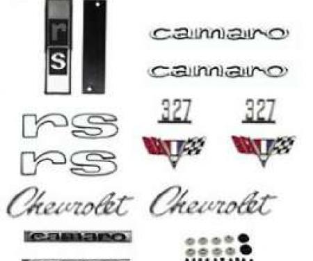 Camaro Emblem Kit, For Rally Sport (RS) With 327ci, 1967