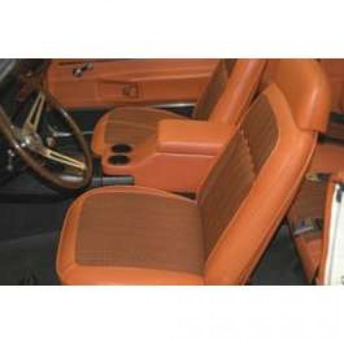 Camaro Floor Console, Vinyl Covered, For Cars With Factory Console, Carbon Fiber Black, 1967