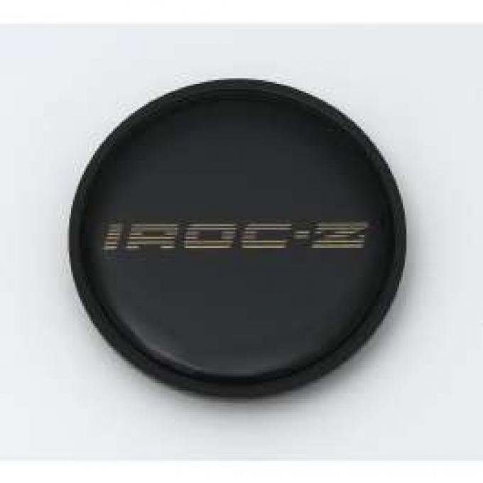 Camaro Wheel Center Cap Emblem, IROC-Z, Chrome, 1989-1990