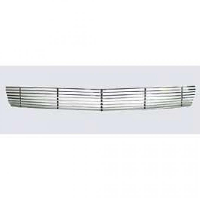 Camaro Black Powder Coated Grille, Polished Aluminum, SS, Lower Valance, 2010-2011