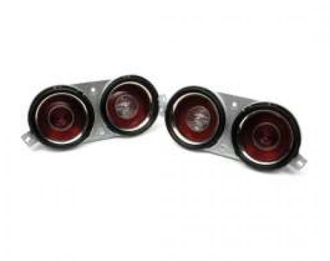 Camaro Taillight Housings & Lenses, For Rally Sport (RS) Cars, 1970-1973