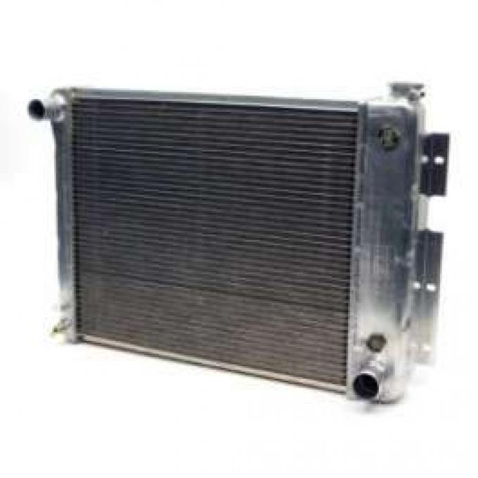 Camaro Radiator, Aluminum, 23", Griffin Pro Series, For Cars With Automatic Transmission, 1967-1969