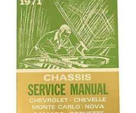Chevrolet Camaro Service & Shop Manual, 1971