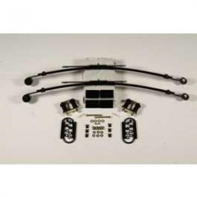 Multi-Leaf Spring Kit With U-Bolts, Brackets, Pads, J Clips & Nuts – Fits Camaro, Nova, Chevy GM F/X Body