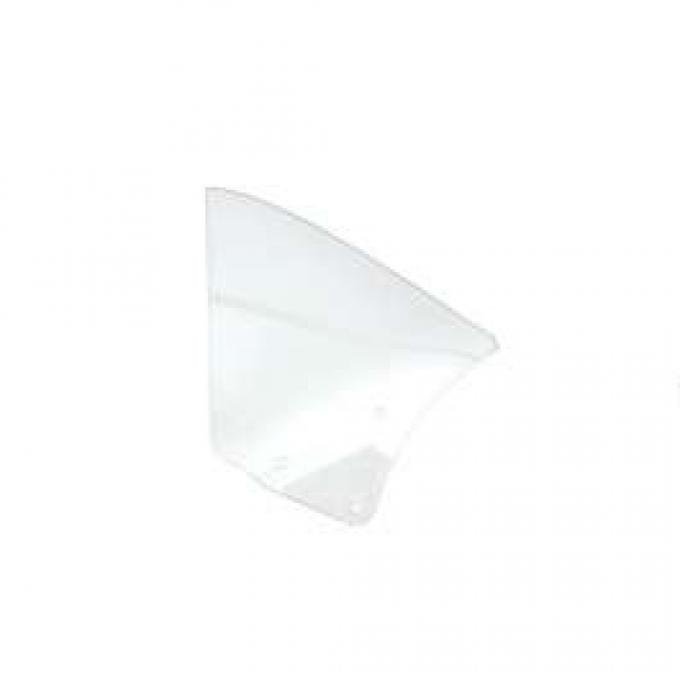 Camaro Quarter Window Glass, Clear, Coupe, Left, 1967-1969