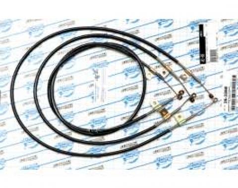 Camaro Heater Control Cable Set, For Cars With Air Conditioning, 1967-1968