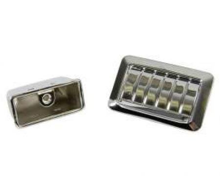 Camaro Ashtray Assembly, With Ribbed Lid, Armrest, Rear, 1967