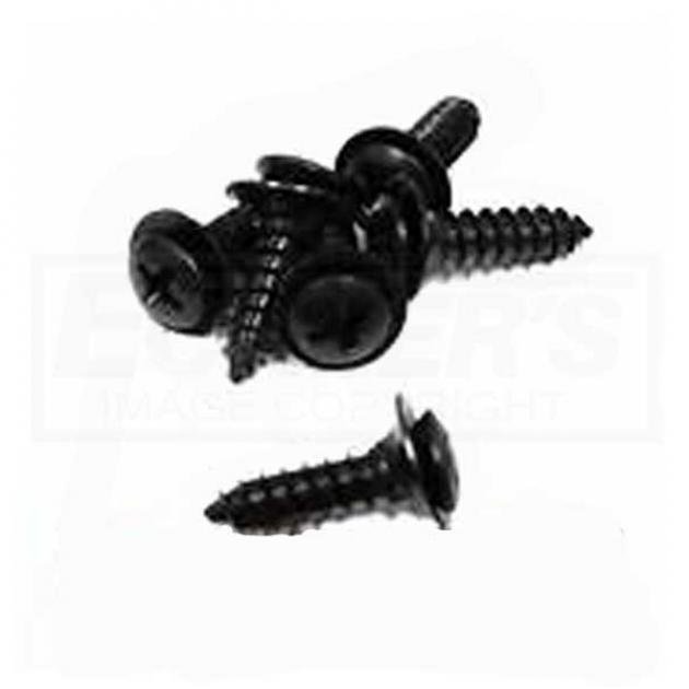 Camaro Door Jam Sill Plate Screws Set, Black, 19821992 Camaro Depot