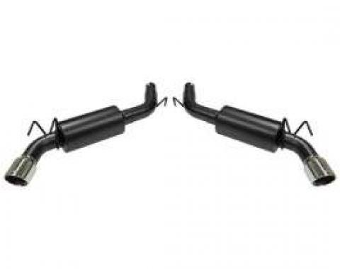 Camaro Flowmaster Dual Exhaust, American Thunder, 3 Hushpower Axle-Back, V8, 2010-2013