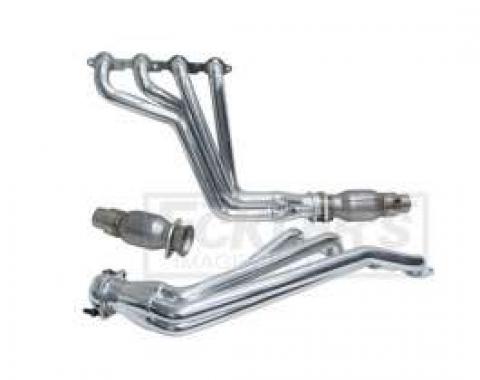 Camaro LS3 BBK 1-3/4 Full-Length 304 Polished Ceramic Headers With High-Flow Cats, 2010-2012