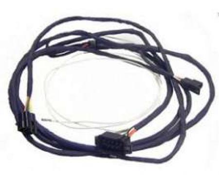 Camaro Dash To Quarter Wiring Harness, Coupe, For Cars With Under Dash Lights, 1969