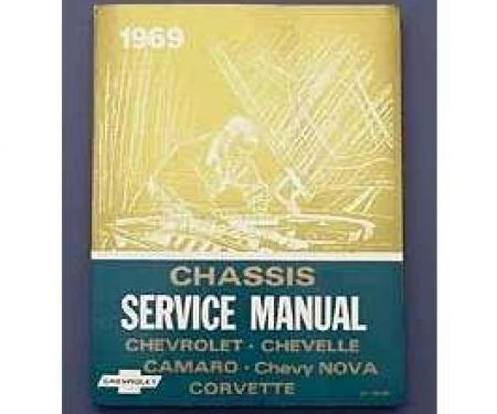 Camaro Book, Chevrolet Chassis Service Shop Manual, 1969
