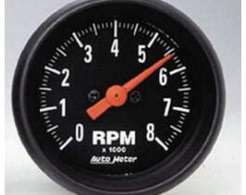 Camaro Tachometer, Black Face, AutoMeter