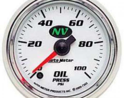 Camaro Oil Pressure Gauge, NV2, AutoMeter