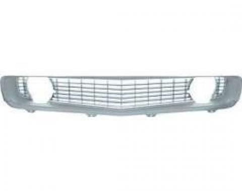 Camaro Center Grille, Silver, For Cars With Standard Trim (Non-Rally Sport), 1969
