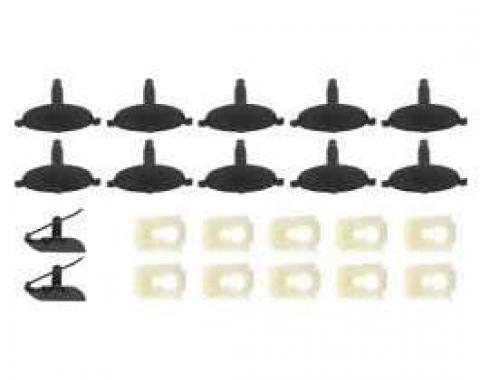 Camaro Vinyl Top Molding Hardware Set, 1967-1968