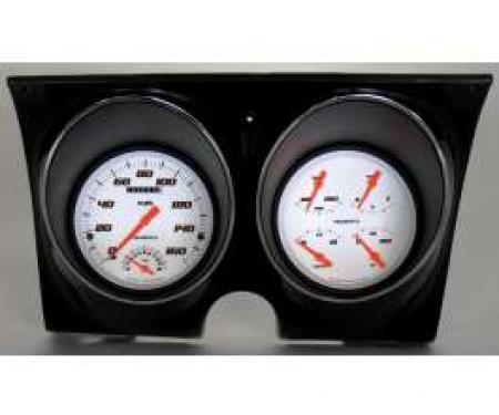 Camaro Updated Gauge Kit, Velocity White Series, Classic Instruments, 1967-1968