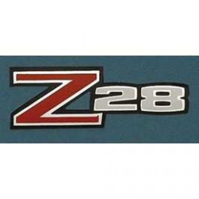 Camaro Rear Spoiler Decal, Z28, 1970-1973