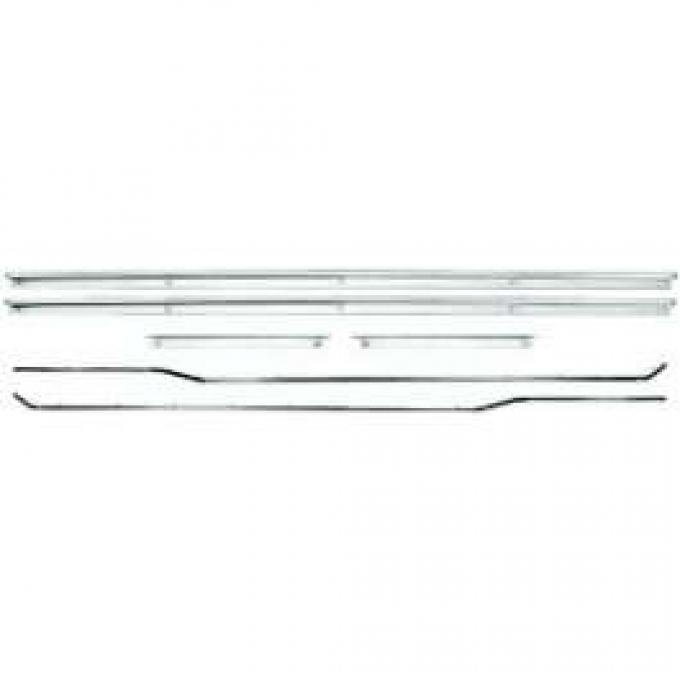 Camaro Deluxe Door Panel Molding Kit Front & Rear Convertible, 1967