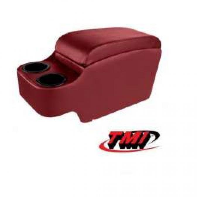 Camaro SS Standard Floor Console, With Drink Holders, One Color With Out Chrome Trim, 69' Red, 1967-1969