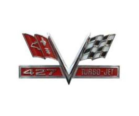 Camaro Metal Sign, 427 Fender Emblem, 1967