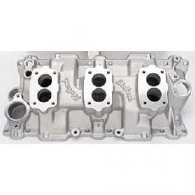 Camaro Edelbrock 3X2 Intake Manifold, Small Block,1967-1974