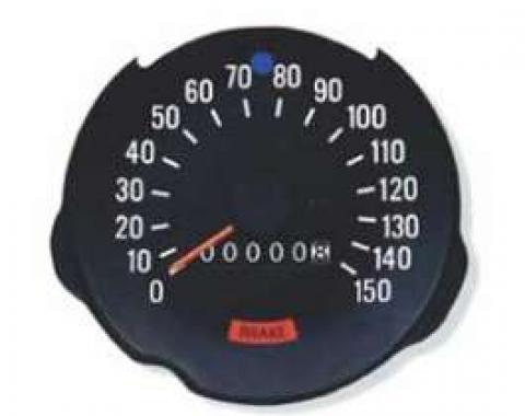 Camaro 150 MPH Speedometer, Without Speed Warning, 1970-1974