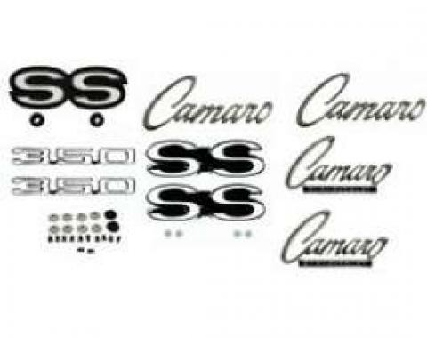 Camaro Emblem Kit, For Super Sport (SS) With 350ci & Standard Trim (Non-Rally Sport), 1968