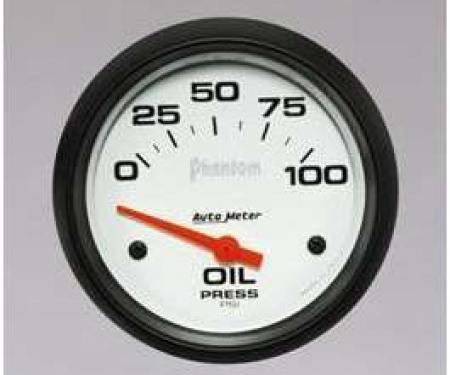 Camaro Oil Pressure Gauge, Phantom, AutoMeter