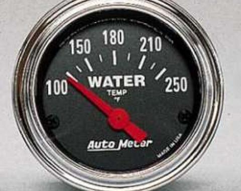 Camaro Water Temperature Gauge, Chrome, AutoMeter