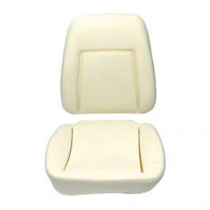 Camaro Bucket Seat Foam Cushion, With Reinforcing Wire, Deluxe Interior, 1969