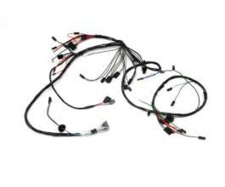 Camaro Front Lighting Wiring Harness, V8, Rally Sport (RS),For Cars With Gauges, 1967