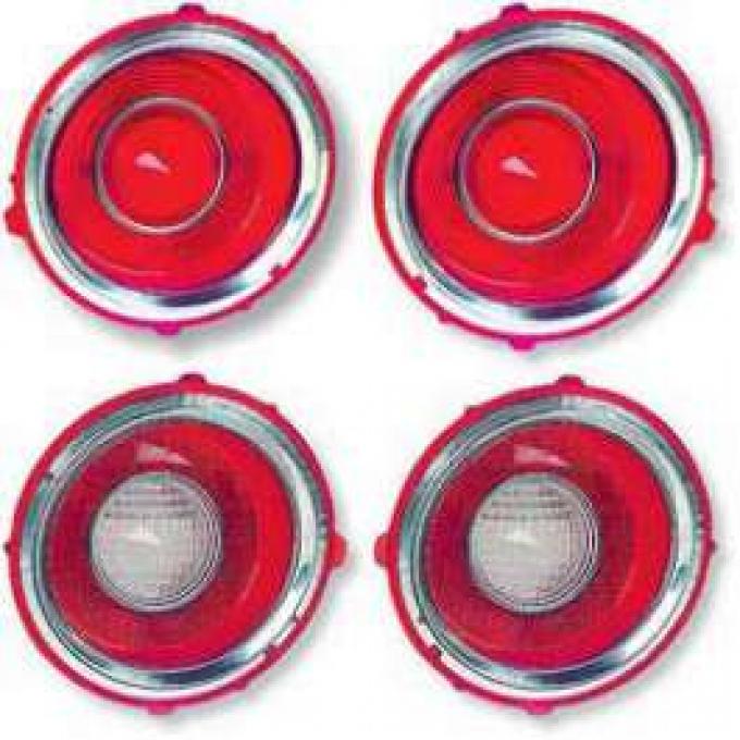 Camaro Taillight Lens Set, Rally Sport (RS), Early Style, 1970-1971