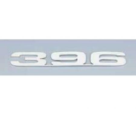 Camaro Hood Emblems, 396, Stainless Steel, 1967-1969