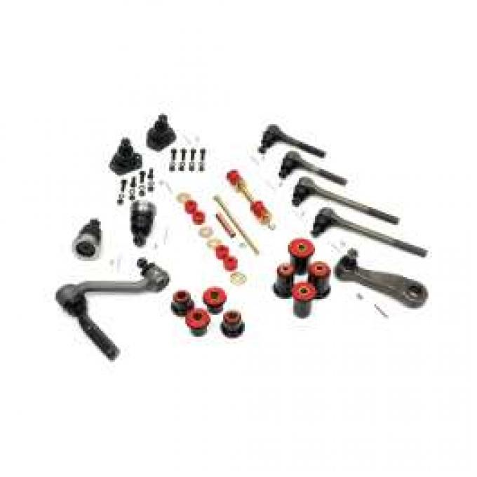 Camaro Suspension Overhaul Kit, Major, With Polyurethane Bushings, For Cars With Standard Ratio Manual Steering, 1967