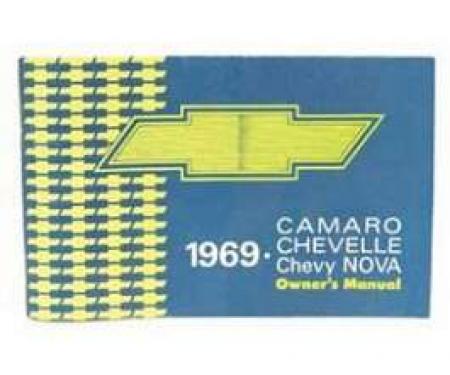 Camaro Owner's Manual, Glove Box, 1969