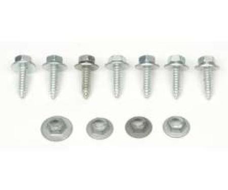 Camaro Air Conditioning Evaporator Case Mounting Hardware, 1967-1969