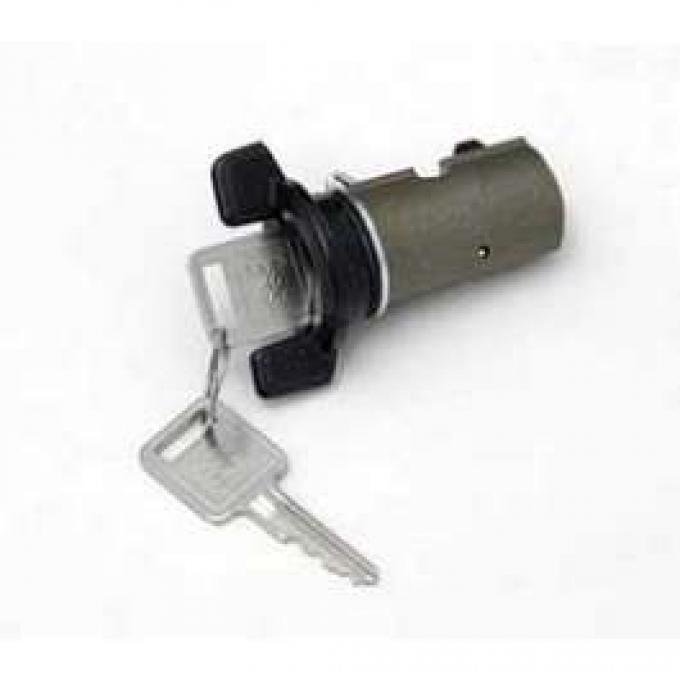 Camaro Ignition Lock Cylinder, With Black Bezel, 1984-1989