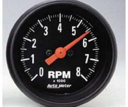 Camaro Tachometer, Black Face, AutoMeter