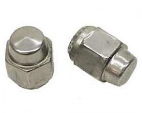 Camaro Super Sport (SS) Acorn-Style Lug Nut, Capped Stainless Steel, 7/16-20 Thread, 1969