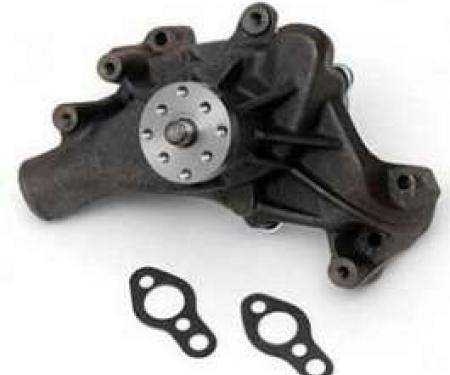Camaro Water Pump, Long, Small Block, Cast Iron, Hi-Flow, Stewart, 1969