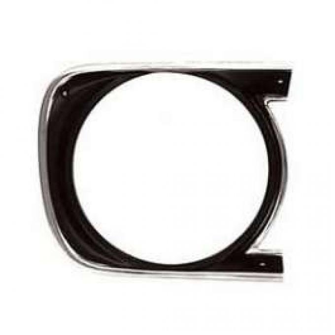 Camaro Headlight Bezel, For Cars With Standard Trim (Non-Rally Sport), Right, 1968
