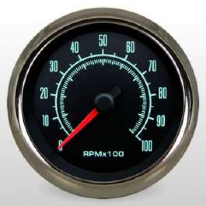 Camaro Tachometer, 3 3/8, 10,000 RPM, Marshall Instruments, Muscle Series