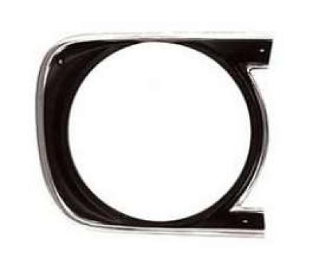 Camaro Headlight Bezel, For Cars With Standard Trim (Non-Rally Sport), Right, 1968