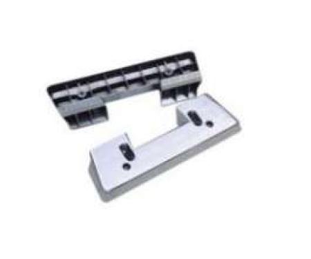 Camaro Armrest Bases, Front, Chrome, 1967