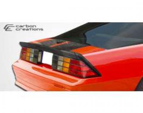 Camaro Carbon Creations Xtreme Wing Trunk Lid Spoiler, Extreme Dimensions, 1982-1992