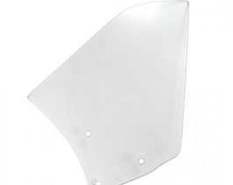 Camaro Quarter Window Glass, Clear, Convertible, Right, 1967-1969