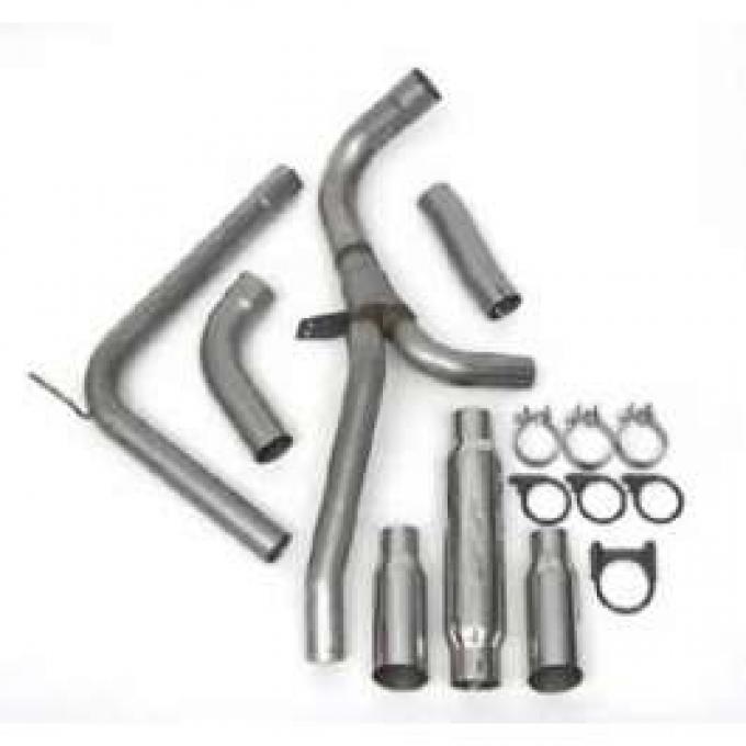 Camaro SLP Loud Mouth II 3.5 Exhaust System, Slash Tips, 1998-2002