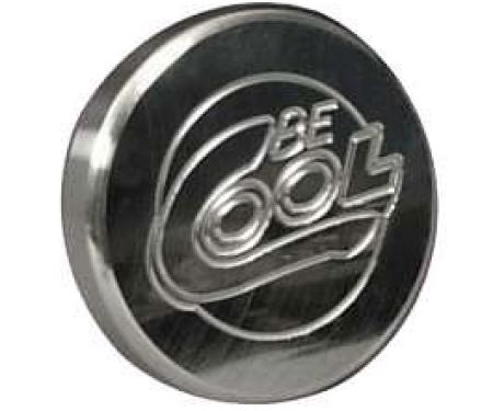 Camaro Radiator Cap, Billet, Round, Polished Finish, Be Cool