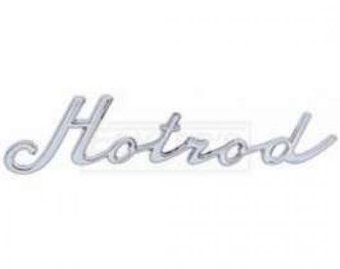 Camaro Hotrod Script Emblem, Chrome, 1967-2014